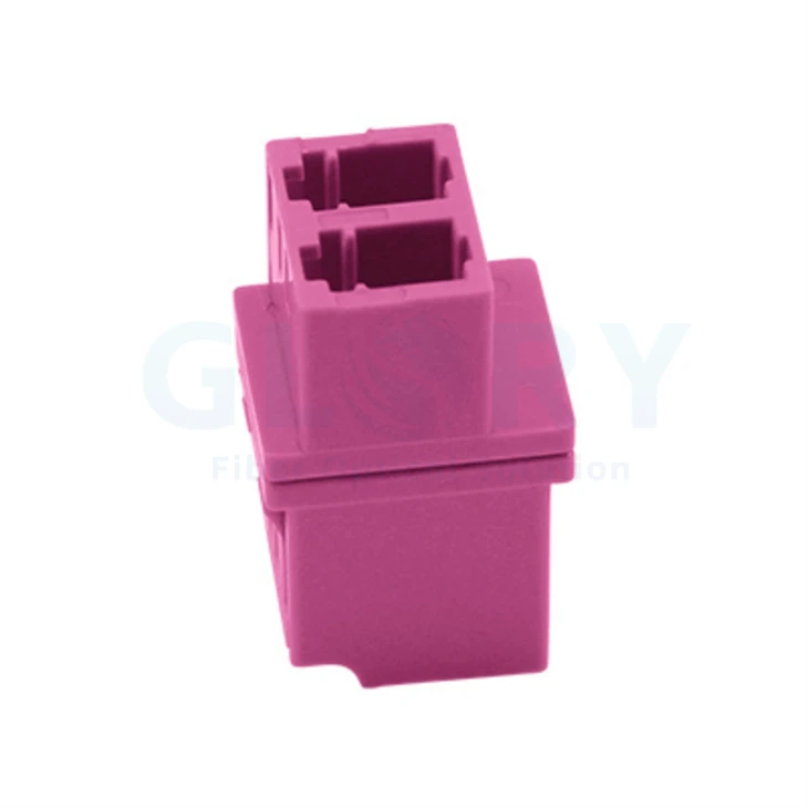 LC OM4 DX High-Low Fiber Optic Adapter suppliers